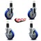 Service Caster 5'' Blue Poly Wheel Swivel 1-5/8'' Expanding Stem Caster Set 2 Brakes, 4PK SCC-EX20S514-PPUB-BLUE-2-TLB-2-158 - alternate 5